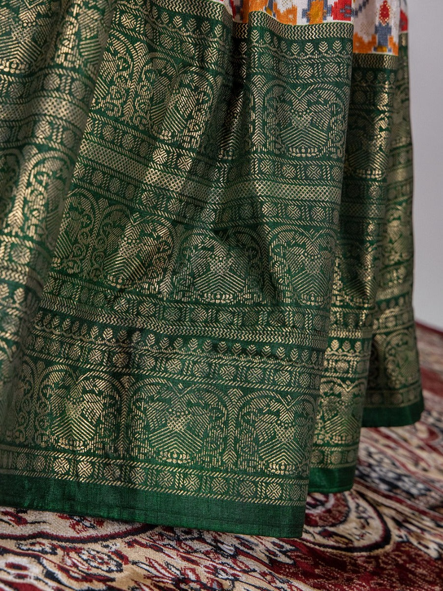 Launching Designer Wedding Wear Look Paired Patola Print Lehenga Choli With Foil Printed Dupatta.