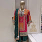 Launching New Designer Party Wear Look Top Plazzo & Dupatta Set.