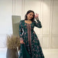 Launching New Party Wear Look Fancy Gown,Dupatta & Plazzo Set.