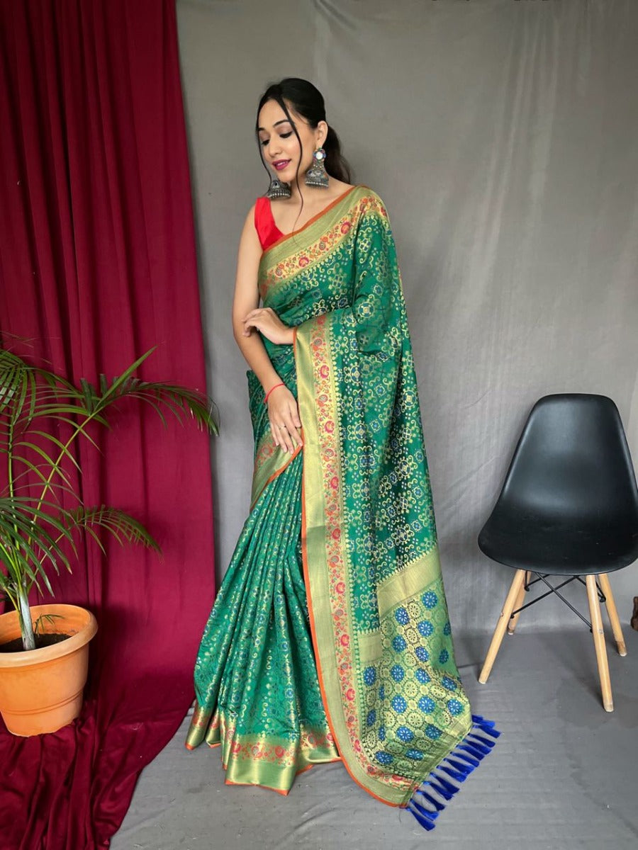 Buy Patola Silk Paithani Silk Sky Blue Color Weaving Saree Festive Wear  Online at Best Price | Cbazaar