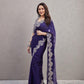 BOLLYWOOD DESIGNER PARTY WEAR CORDING SEQUENCE CUT WORK SAREE WITH WORK BLOUSE LAUNCHED WEAR BY MADHURI DIXIT