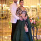 Presenting New Designer Velvet Embroidery Sequnce With Rivet Moti Work Lehenga - Choli Collaction.