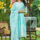 Launching New Designer Party Wear Look AnarKali Gown With Dupatta & Bottom.