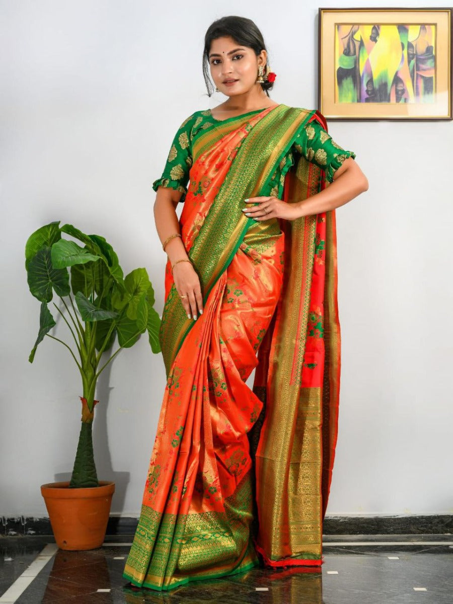 Pura Kanjivaram Silk Saree