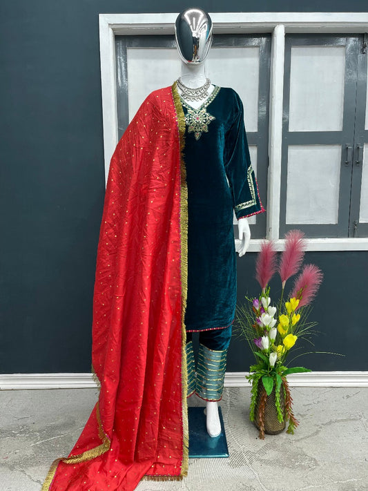 PRESENTING NEW STUNNING LOOK TOP BOTTOM & DUPATTA COLLATION.