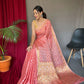 Launching Pure Muslin Soft Silk Saree With All Over Weaving Design Saree.
