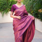 LAUNCHING LICHI SILK BANARASI SAREE WITH COPPER WEAVING.