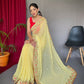 Trending Pure Georgette Wedding Collection Saree with All Over Sequence Work