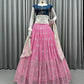 Presenting New Designer Lehenga -Choli Collaction In Gorgette Embroidery 9mm Sequence Work.