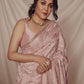 NEW TRENDING FANCY RANGOLY SEQUENCE WORK SAREE WITH BLOUSE.