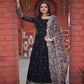 Launching New Premium Designer Party Wear Look Zari-Thread & Sequins Embroidery Sequence Work Gown & Dupatta.
