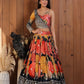 Launching Fancy Designer Heavy Embroidery Dubal Sequence Embroidery Work Lehenga Choli With Koti.