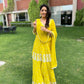 Launching New Designer Party Wear Look Heavy Gown For Women