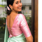 LAUNCHING SPECIAL LICHI SILK BANARASI SAREE WITH SILVER WEAVING.