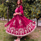Launching New Designer Wedding Wear Look Anarkali Gown & Dupatta Set.