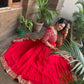 Launching New Designer Wedding Wear Look Full Gorgette Anarkali Gown & Dupatta Set.