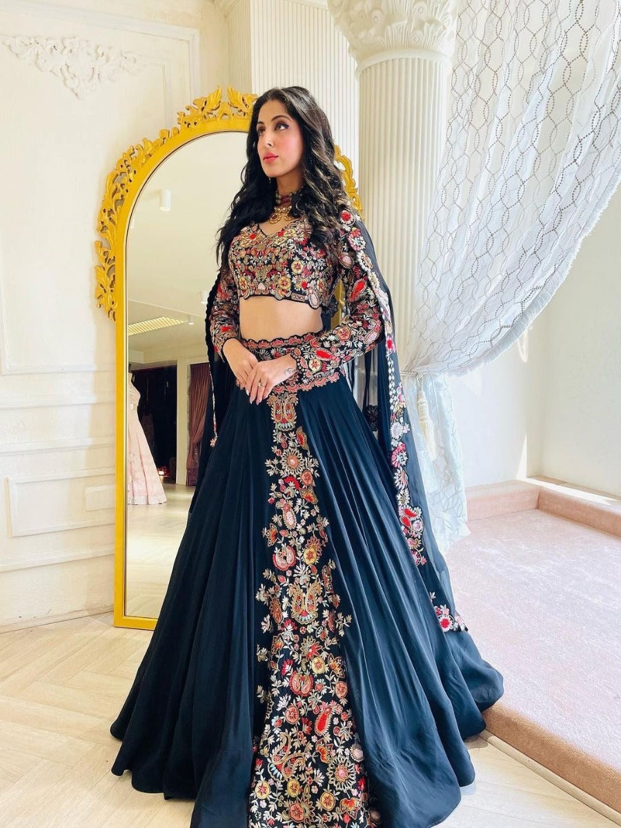 Amazon.com: Indian Style lehenga choli for women Wedding Party Wear Dress fully  stitched : Clothing, Shoes & Jewelry