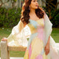 NEW DESIGNER ORGANZA PATTI WORK SUIT WITH ORGANZA WORK DUPATTA.