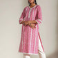 NEW DESIGNER HEAVY COTTON THREAD WORK SUIT WITH PANT AND DUPATTA.