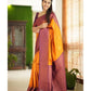 LAUNCHING POOJA AND HALDI SPECIAL LICHI SILK SAREE WITH COPPER WEAVING ALL OVER.
