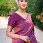 LAUNCHING LICHI SILK BANARASI SAREE WITH COPPER WEAVING.