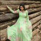 Launching New Designer Party Wear Look Gown & Dupatta
