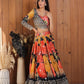 Launching Fancy Designer Heavy Embroidery Dubal Sequence Embroidery Work Lehenga Choli With Koti.