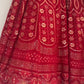 BEUTIQUE STYLES BRODAL GEORGETTE SEQUANCE WORK LEHENGA CHOLI WITH DUPATTA.