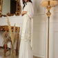 Beautiful Pure Lukhnowi Kurta Set Embroidery Cotton Thread Work Top - Sharara And Duppta Set.