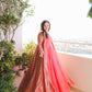 Launching New Party Wear Look Gown & Long Koti Set.
