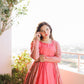 Launching New Party Wear Look Gown & Long Koti Set.