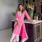 NEW DESIGNER HEAVY COTTON THREAD WORK SUIT WITH PANT AND DUPATTA.