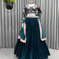 Presenting New Designer Velvet Embroidery Sequnce With Rivet Moti Work Lehenga - Choli Collaction.