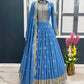 Launching New Party Wear Look Gown & Dupatta Set.