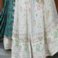 DESIGNER COLLECTION GEORGETTE HEAVY SEQUENCE COTTON THREAD EMBROIDERY WORK LEHENGHA CHOLI SET.