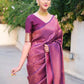 LAUNCHING LICHI SILK BANARASI SAREE WITH COPPER WEAVING.