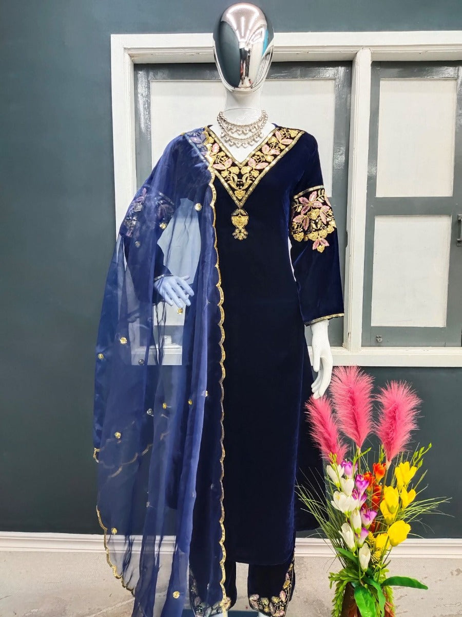 PRESENTING NEW STUNNING LOOK TOP PLAZZO & DUPATTA COLLATION.