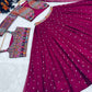 Launching Fancy Designer Heavy Embroidery Dubal Sequence Embroidery Work Lehenga Choli With Koti.