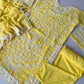Presenting New Stunning Look 3 Piece Collaction Top Bottom With Dupatta In 3 Unique Color.