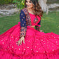 Launching New Designer Wedding Wear Look Trending Embroidered Work Lehenga Choli With Koti For Mom.