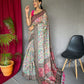 Presenting Most Trending Pure Cotton Saree with Digital Print Concept In Saree
