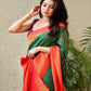 LAUNCHING NEW YEAR NEW DESIGNE IN LICHI SILK SAREE WITH SELF WEAVING BUTTI.