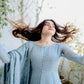 Launching New Designer Party Wear Look Embroidery Sequence Work Gown & Dupatta.