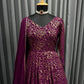 Launching Designer Wedding Wear Look Faux Georgette With Thred & Sequnce Work Fancy Kurti-Pent & Dupatta Set.