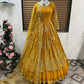 Launching New Designer Party Wear Look Fancy Gown & Dupatta Set.