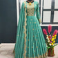 Launching New Party Wear Look Gown & Dupatta Set.