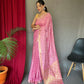 Launching Pure Muslin Soft Silk Saree With All Over Weaving Design Saree.