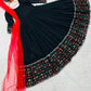 Black Color Beautiful Work Border Gown